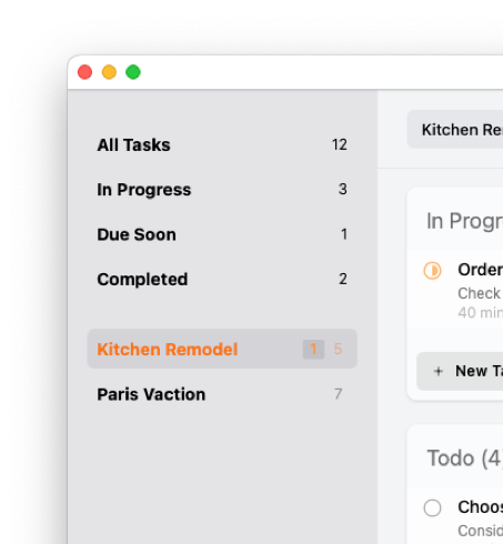 A native macOS todo app